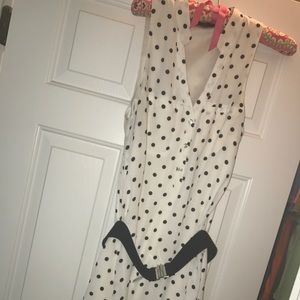 Precious Black & White Polka Dot dress!